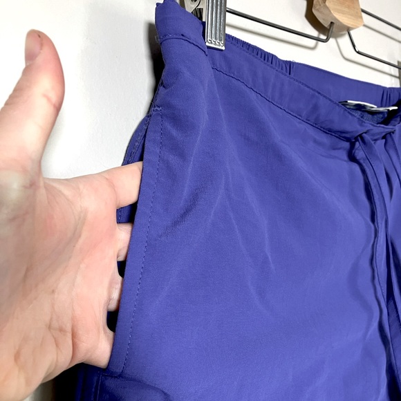 L.L. Bean Purple supplex Nylon Shorts women’s Size S - Picture 7 of 9